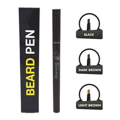 Painted waterproof beard pen