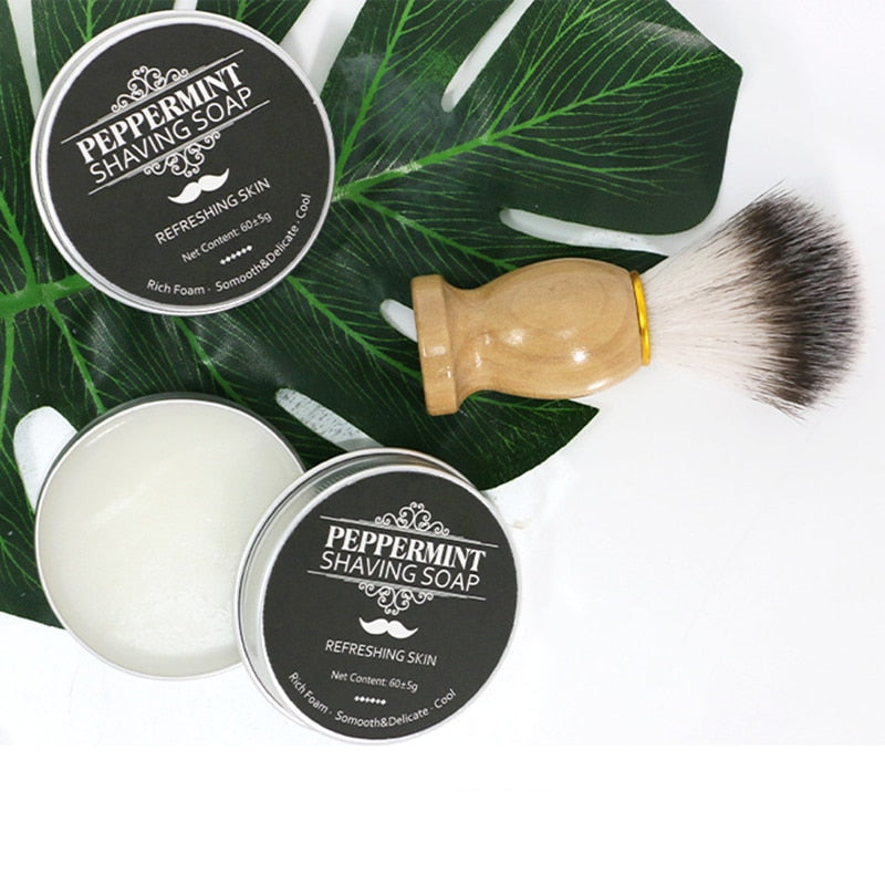 Mint Scented Men's Shaving Soap Shave Soap Shave Beard Cream