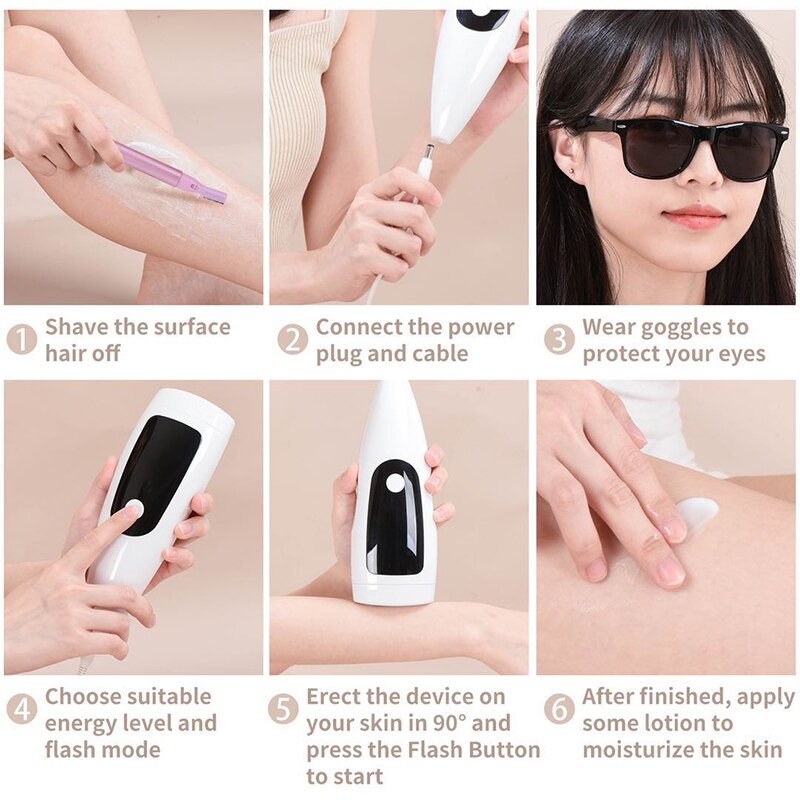 Laser hair removal device home whole body IPL hair removal device