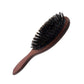 Brown lotus scalp comb with boar bristles