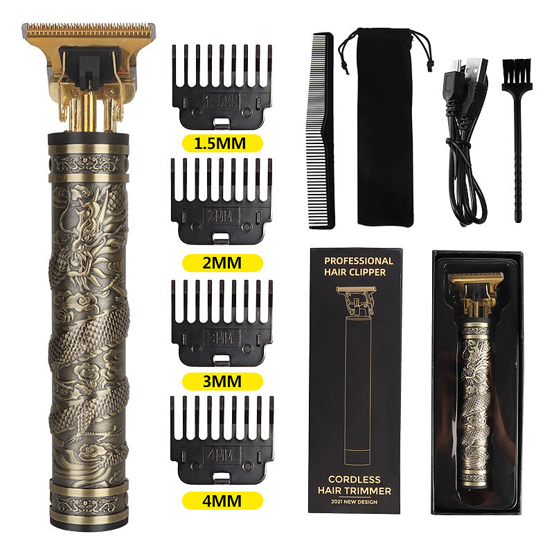 HIENA Panlong Hair Clipper Buddha Head Dragon And Phoenix