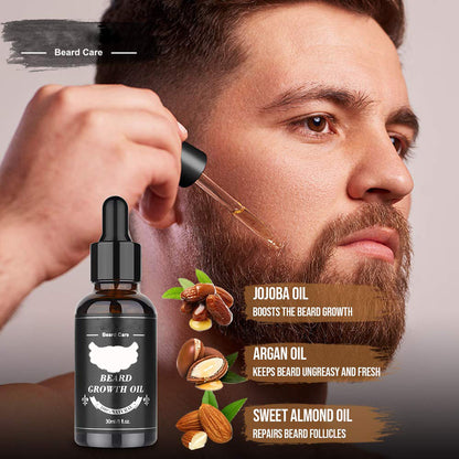 Balsam Two-sided Hairbrush Roller Beard Kit