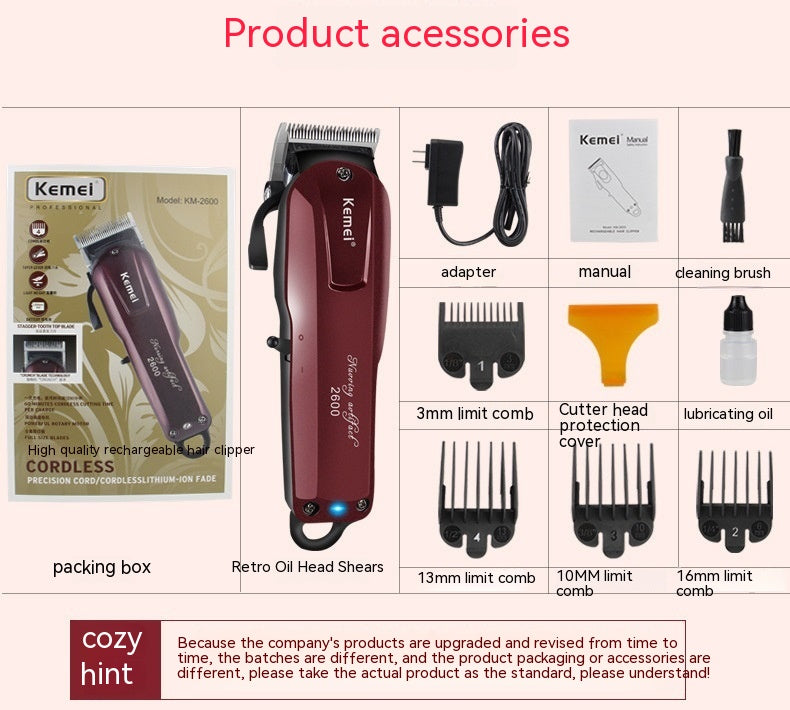 Electric Hair Scissors Electric Hair Cutter 2200mA Lithium Battery