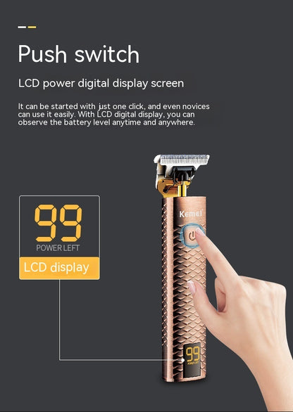 Diamond Mesh Engraving Body LC Digital Display High Power