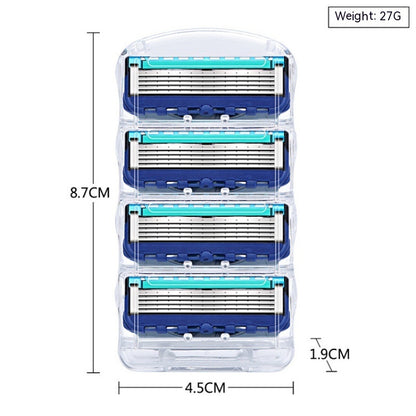 Manual Men's Five-layer Razor Head