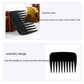 Black Plastic Comb For Men's Barber Care