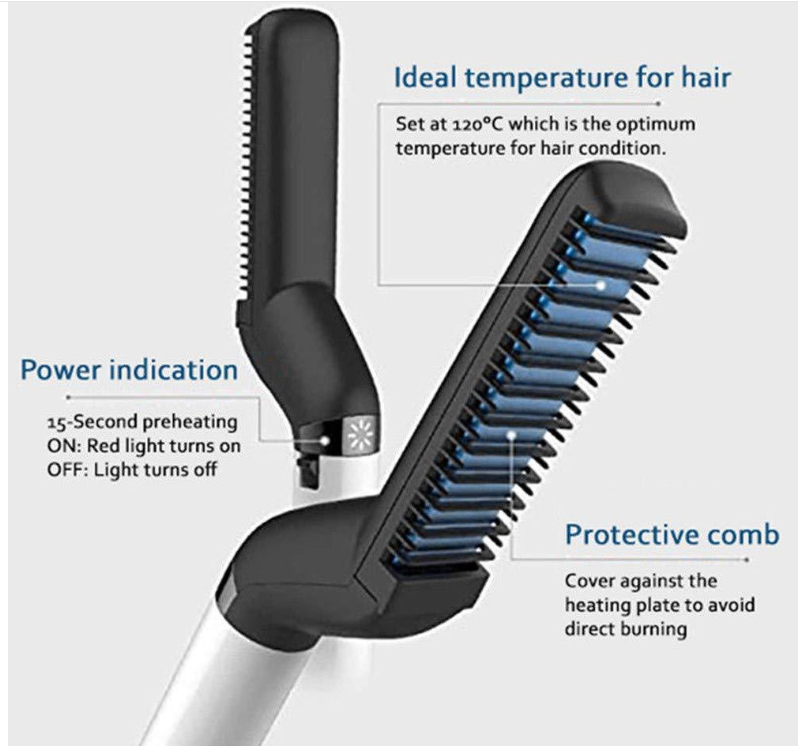 Electric Brush Beard Comb