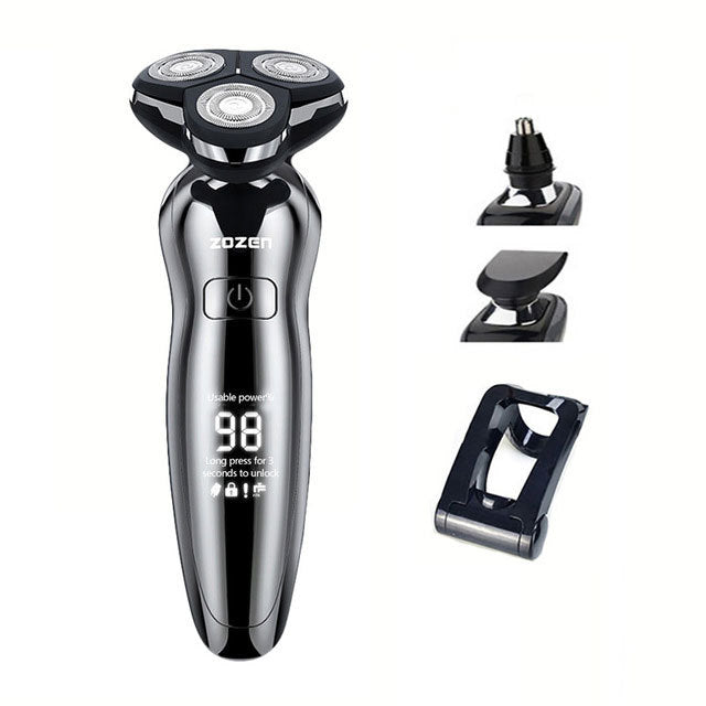 Smart electric digital shaver