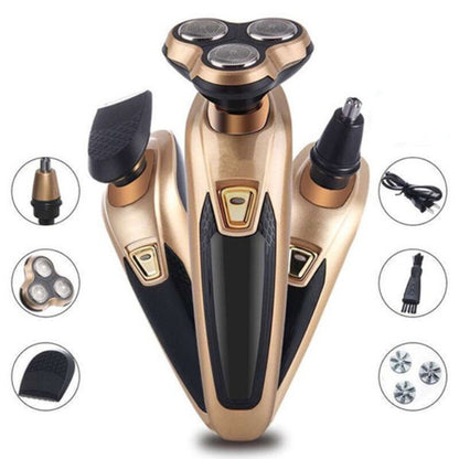 Three-cutter electric shaver