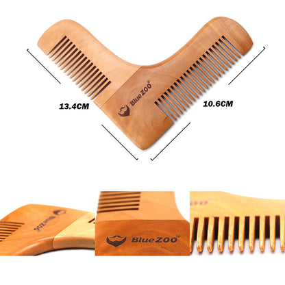 Limu beard shape comb