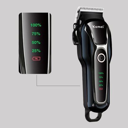 Large-capacity LCD Display Electric Hair Clipper