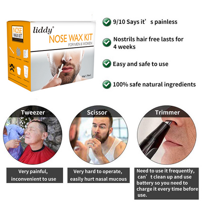 Painless Nose Hair Removal Wax Nose Kit