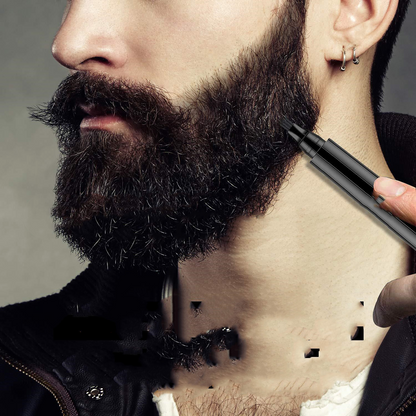 Beard Filling Pen Kit Barber Pencil With Brush Male Tool Hair Eyebrow