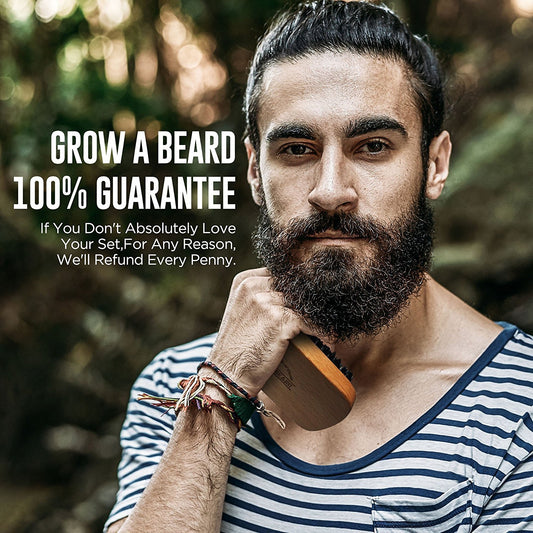 Household Bristle Beard Comb Brush Set
