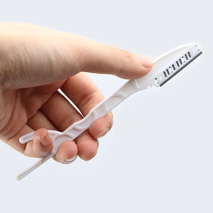 Straight Handle Hair Cutting Knife Single Layer Stainless Steel Blades Disposable Hair Cutting Knife