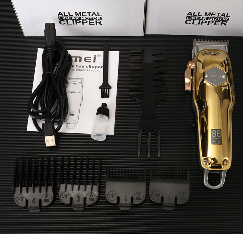 Stainless steel electric hair clipper