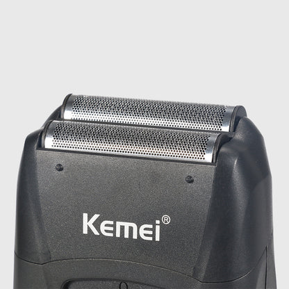 Kemei KM3381 Hair Clipper - Rechargeable Barber Professional Hair Trimmer Stainless Steel