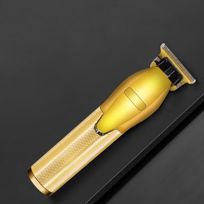 USB Rechargeable Golden Electric Hair Clippers