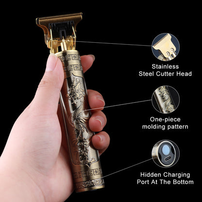 Fashion Personality Buddha Head Dragon And Phoenix Hair Clipper