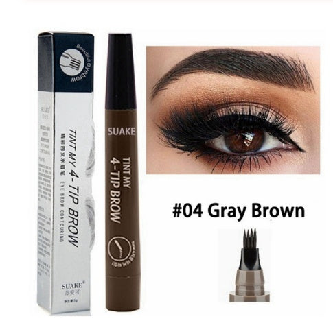 Liquid water eyebrow pencil