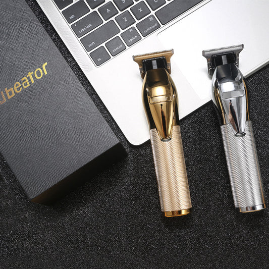 USB Rechargeable Golden Electric Hair Clippers