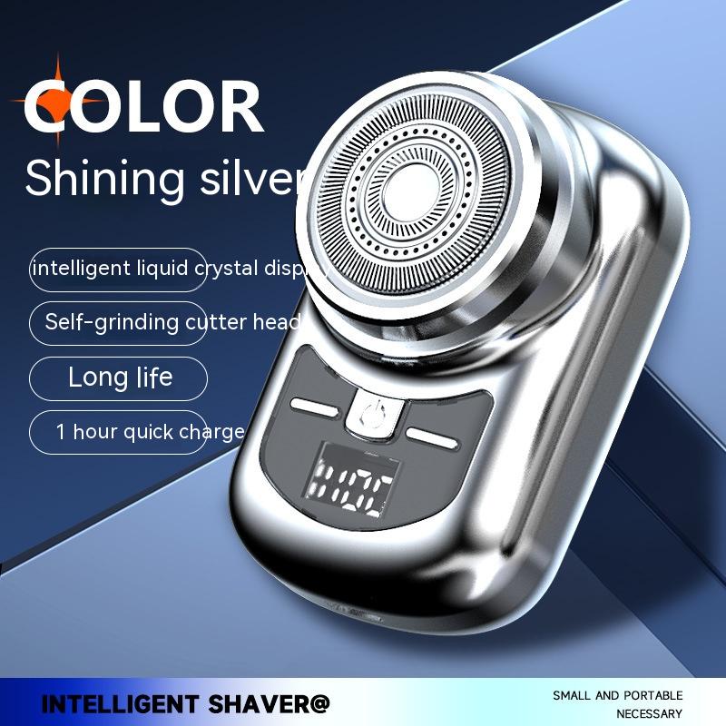 Battery Display Mini Men's USB Electric Shaver