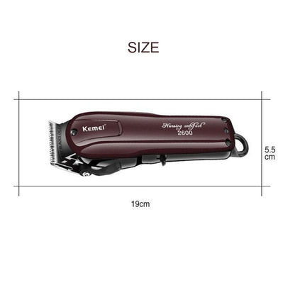 Kemei KM-2600 Professional Retro Oil Head Push