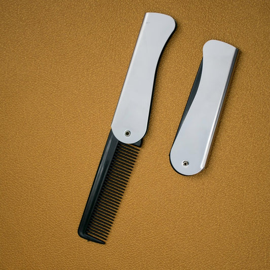Stainless Steel Folding Comb Small And Easy To Carry Comb