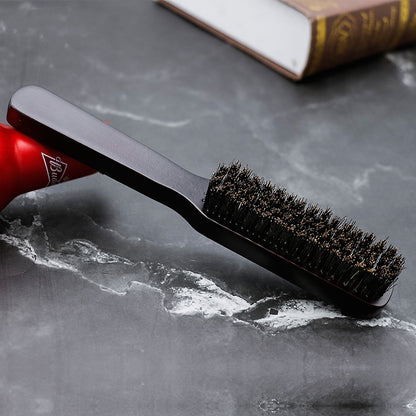 Men's oil head brush and beard styling comb