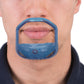 Translucent Blue Beard Style Shaper Beard Modeling Ruler