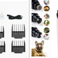 USB Rechargeable Electric Pet Clipper Razor Set Low Noise Pet Hair Trimmer