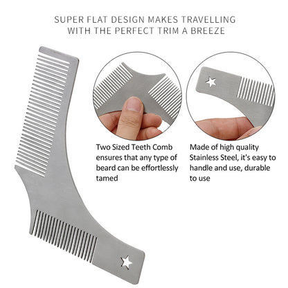 Modeling Tools Stainless Steel Right Angle Pogonotomy Comb