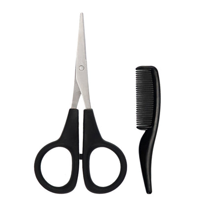 Facial Hair Modification Scissors Suit Plus Small Comb