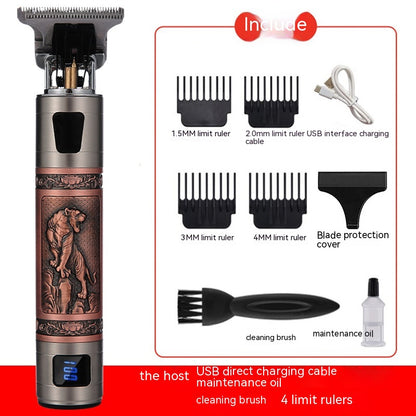 Electric Carving Hair Clipper Optical Head Electric Clipper