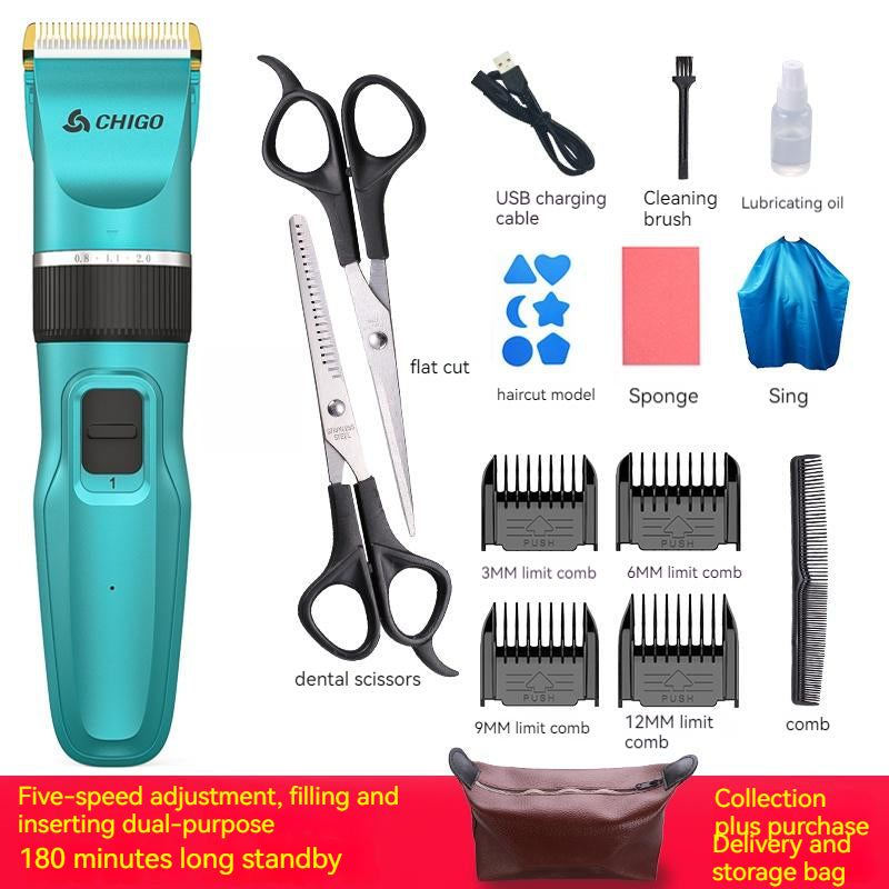 Home Children's Fashion Simple Hair Clipper Suit