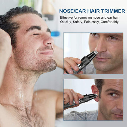 Nose Hair Trimmer Rechargeable Shaving Cleaning Repair