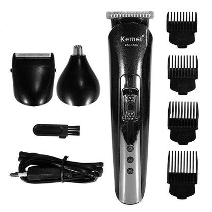 Electric clipper multi-function three-in-one fader