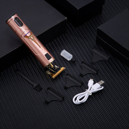 Oil Head Electric Clipper Household Electric Hair Clipper Shaving Head LCD Digital Display