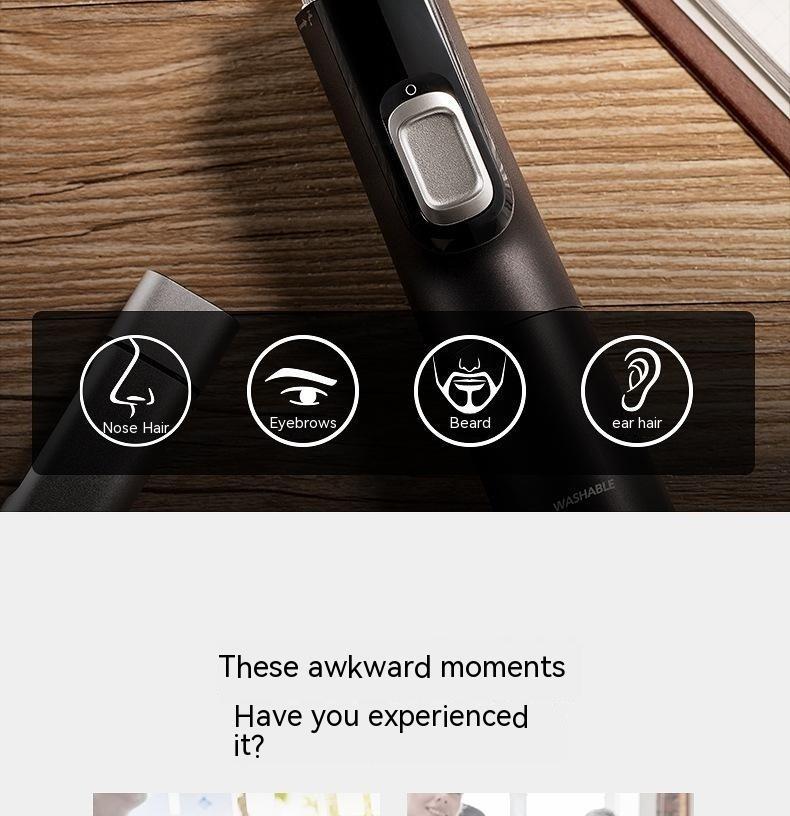 Nose Hair Trimmer Men's Portable Electric