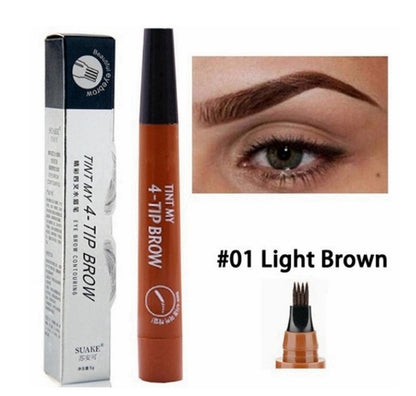 Liquid water eyebrow pencil