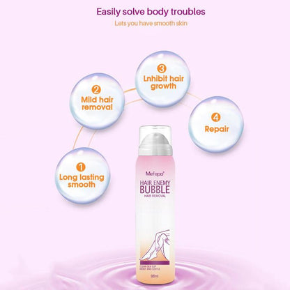 Hair removal cream spray