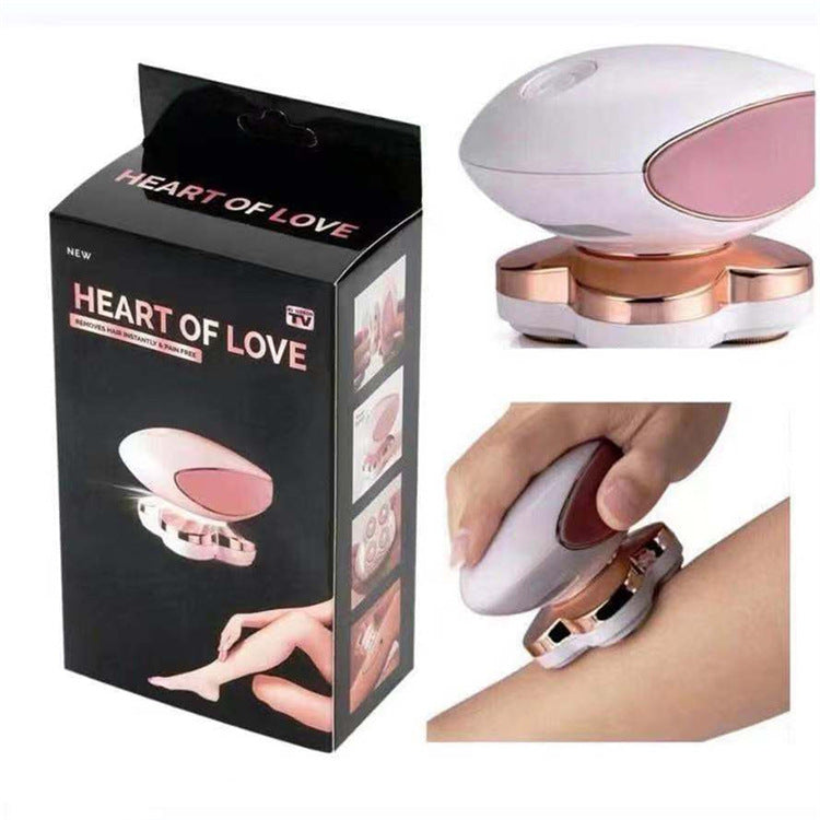 Ladies Four Heads 360 Degree Rotating Electric Hair Removal Device