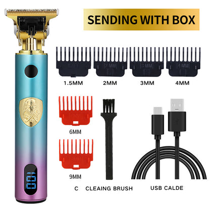 Electric Hair Clipper Electric Clipper T9 Buddha Head Carving Oil Head