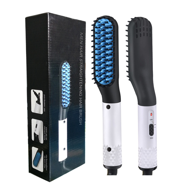 Hair Straightener Electric Iron Hair Brush Quickly Straighten