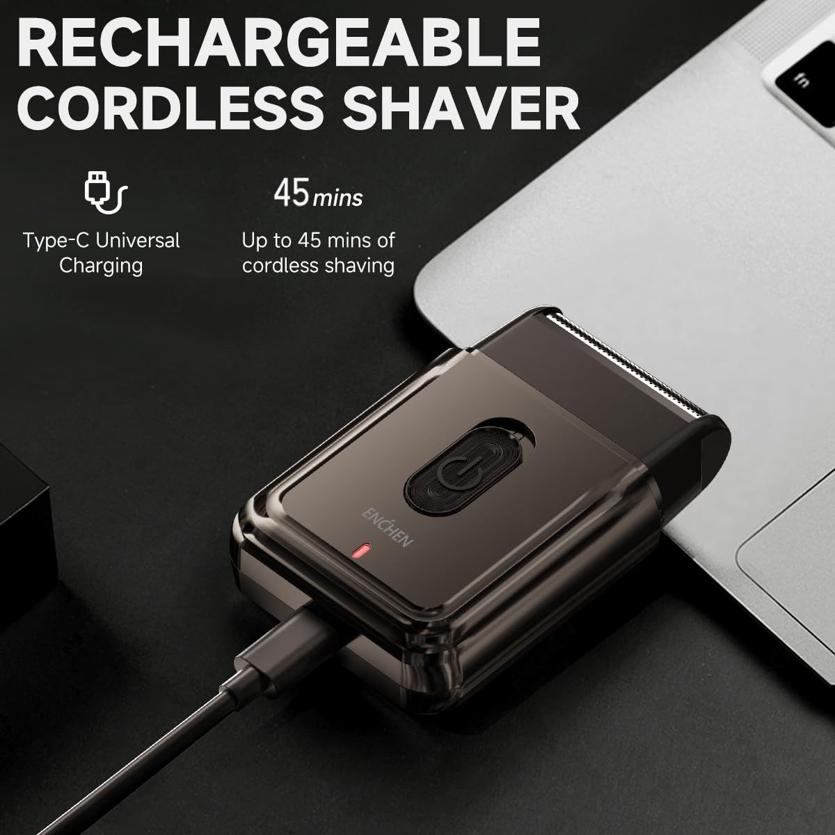 Electric Shaver For Men - Compact Foil Shaver Rechargeable