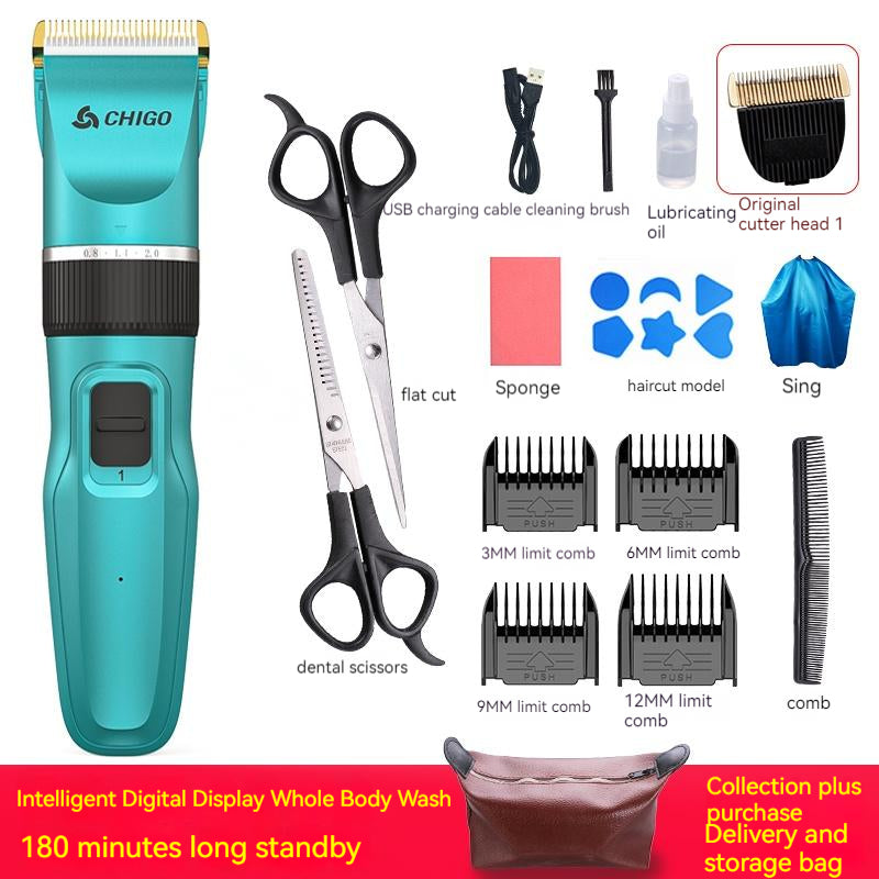 Home Children's Fashion Simple Hair Clipper Suit