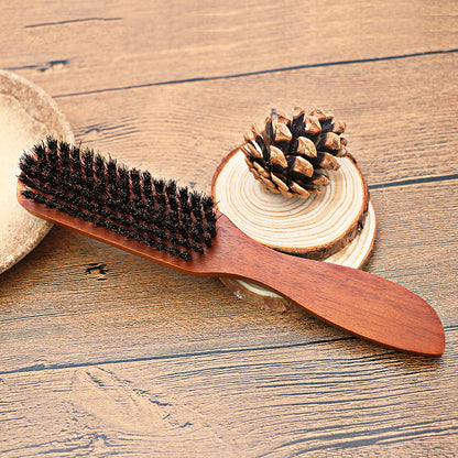 Wooden Handle Pig Bristle Brush Cleaning Broken Hair Brush Hair Salon Tool