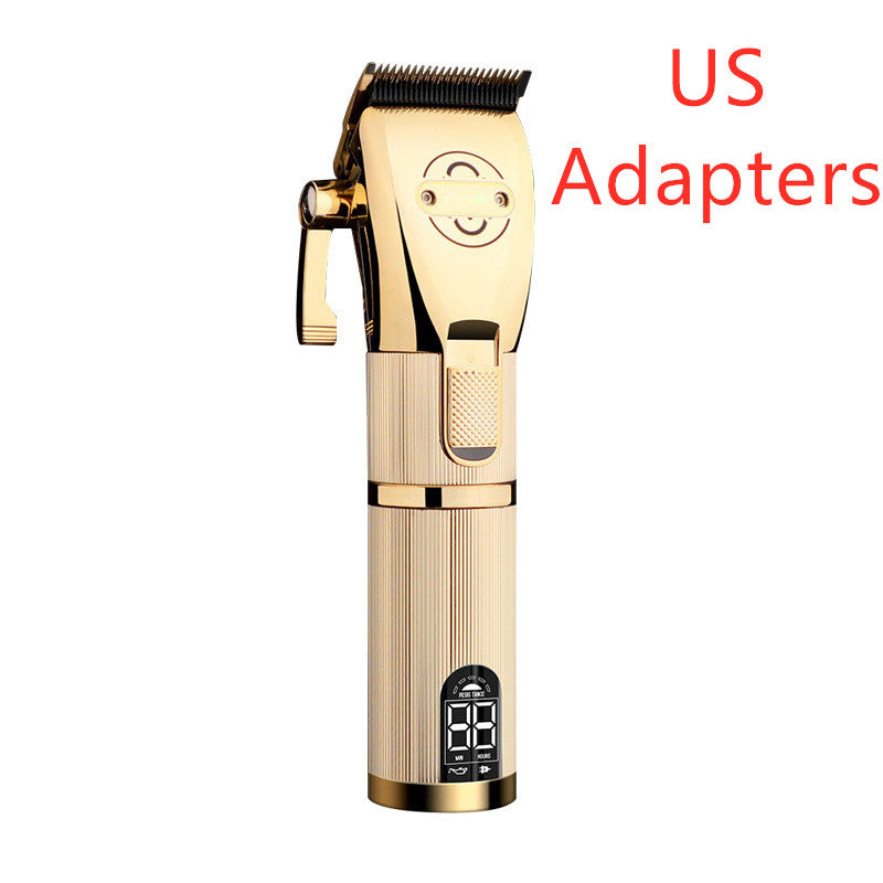 Rechargeable Universal Knife Electric Clipper Gold LCD Display