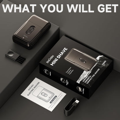 Electric Shaver For Men - Compact Foil Shaver Rechargeable