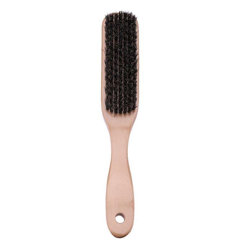 Solid Wood Pig Bristles Brush Comb Hair Planting Brush Curly Hair Hairdressing Tools